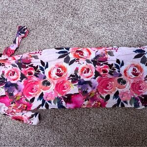 Posh Peanut Pink Floral Newborn Gown